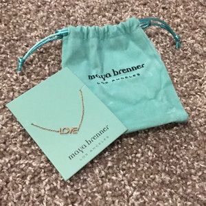 Maya Brenner "LOVE" bracelet